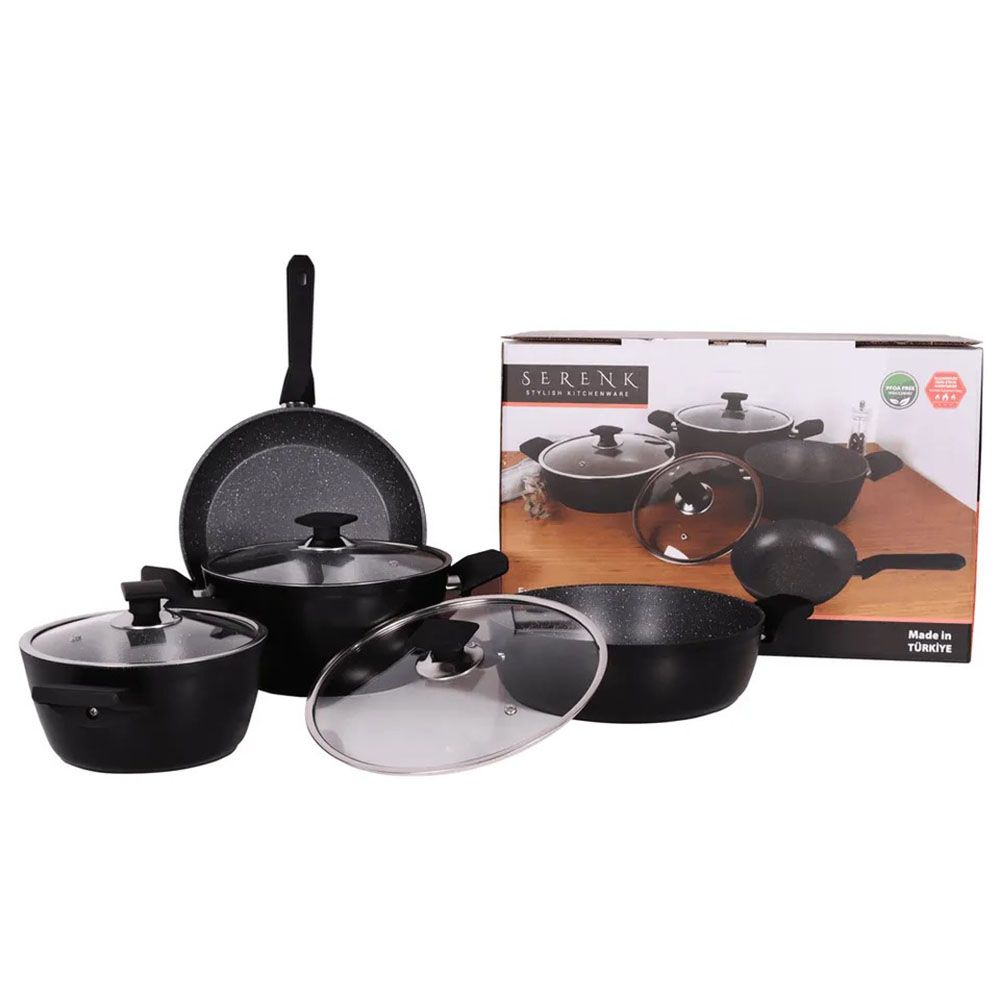 Serenk - Non-Stick Pots And Pans Set - 7pcs