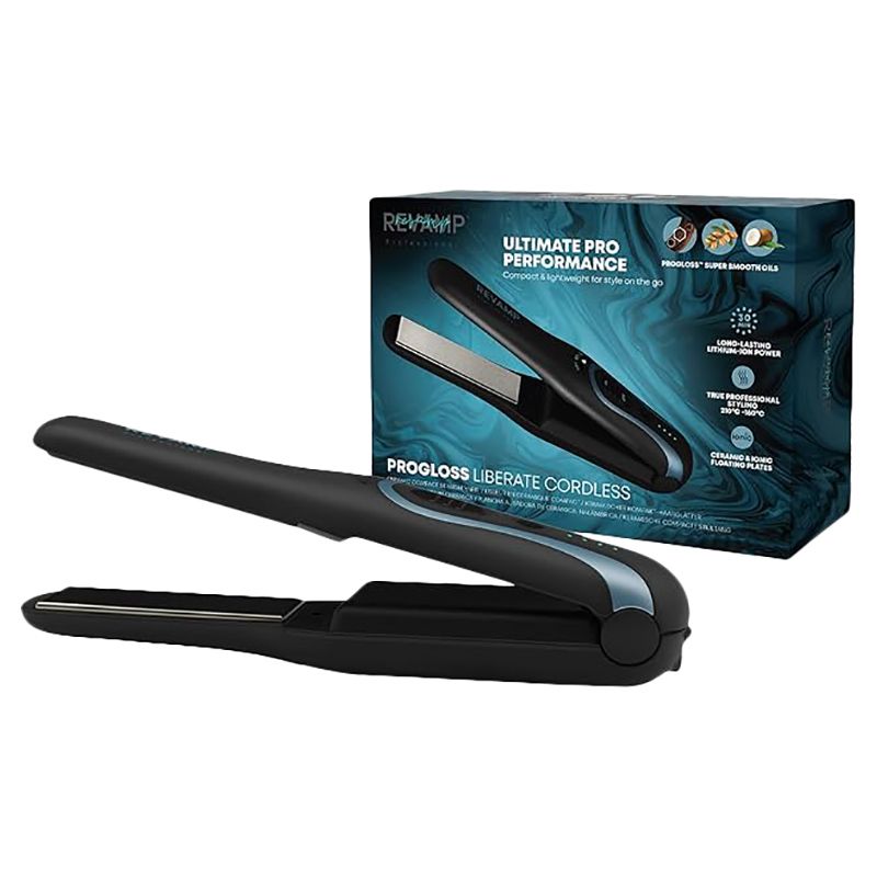 Revamp - Progloss Liberate Cordless Compact Straightener - Black