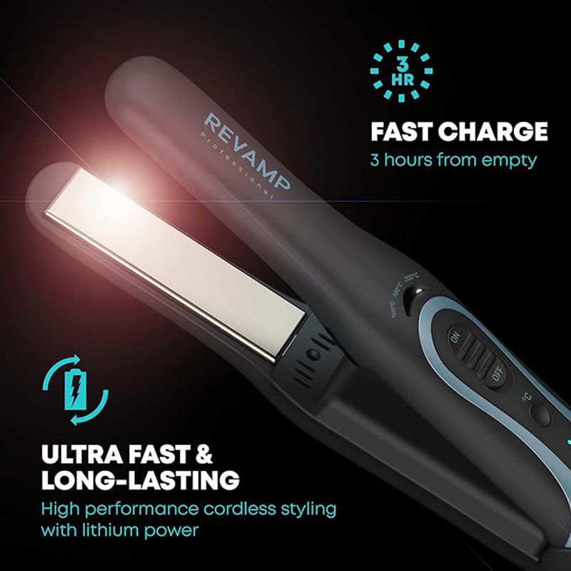 Revamp - Progloss Liberate Cordless Compact Straightener - Black