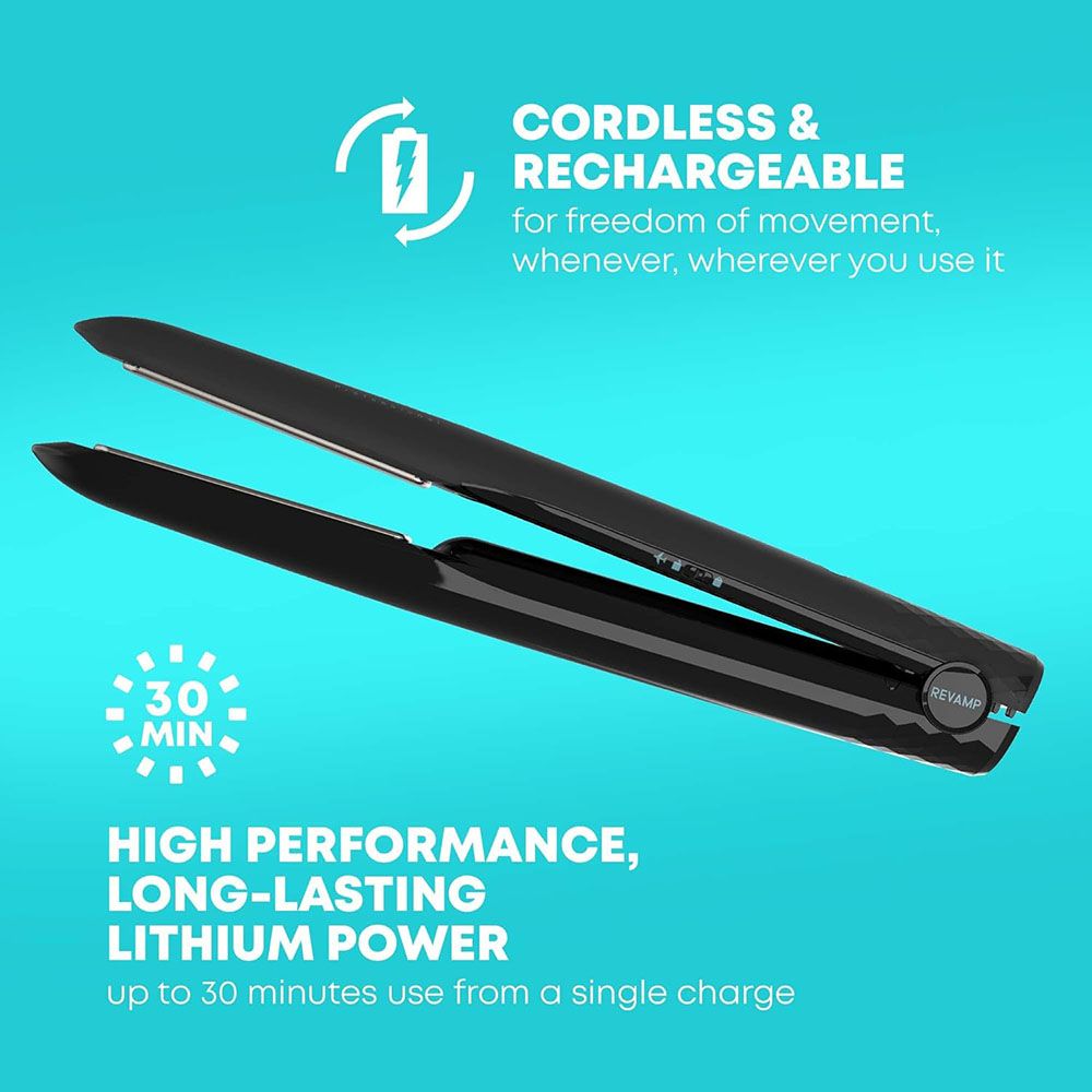 Revamp - Progloss Liberate Cordless Straightener - Black