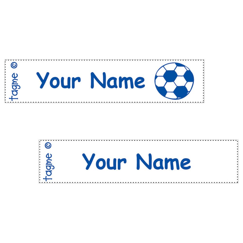 TagMe - Personalised Sew-On Labels - Blue - Pack of 50