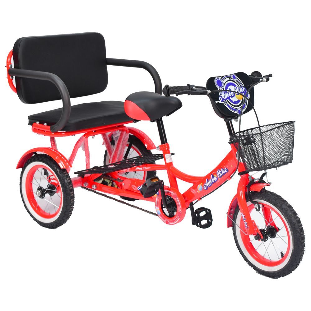 Amla - Three Wheel Bike - 14-Inch - Red