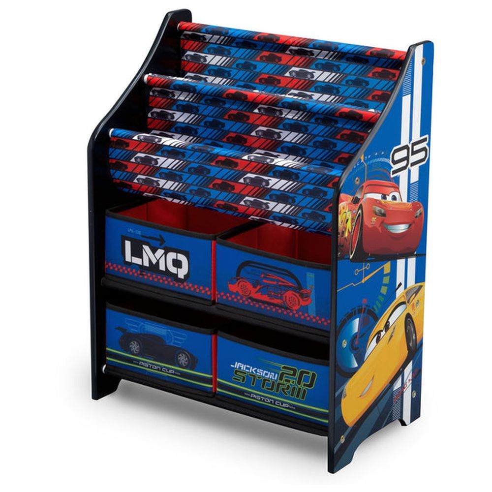 Delta CHILDREN - Cars 3 Book & Toy Organizer