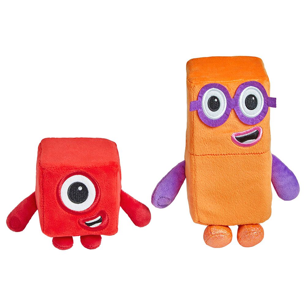 Learning Resources - Numberblocks One & Two Pals Plush Toy - 2pcs