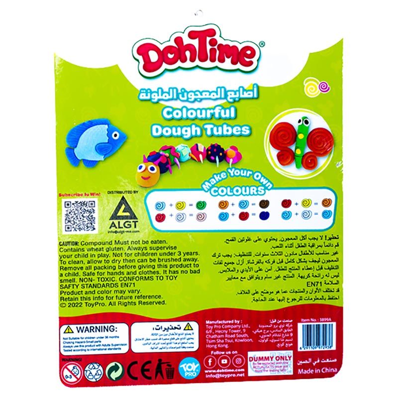 Dohtime - Dough Tubes Blister - 6pcs