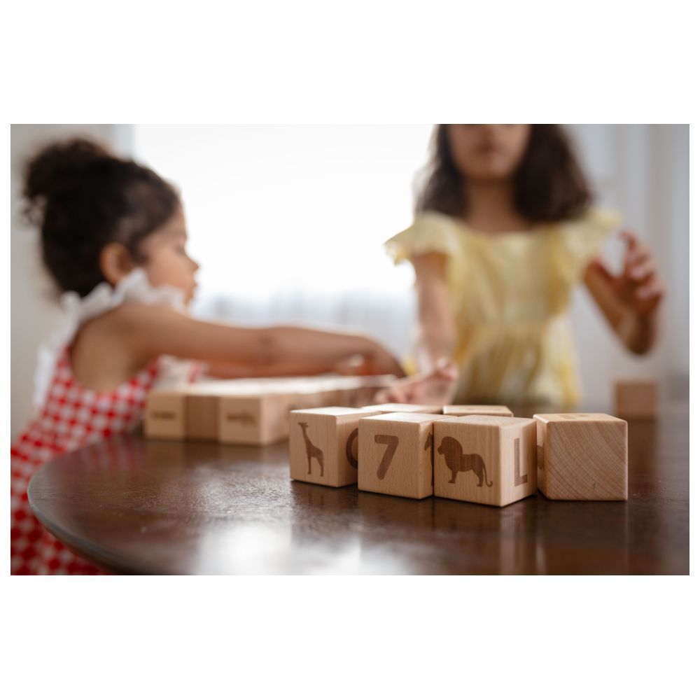 Birch and Bug - Wooden Learning Blocks - 26 Pcs