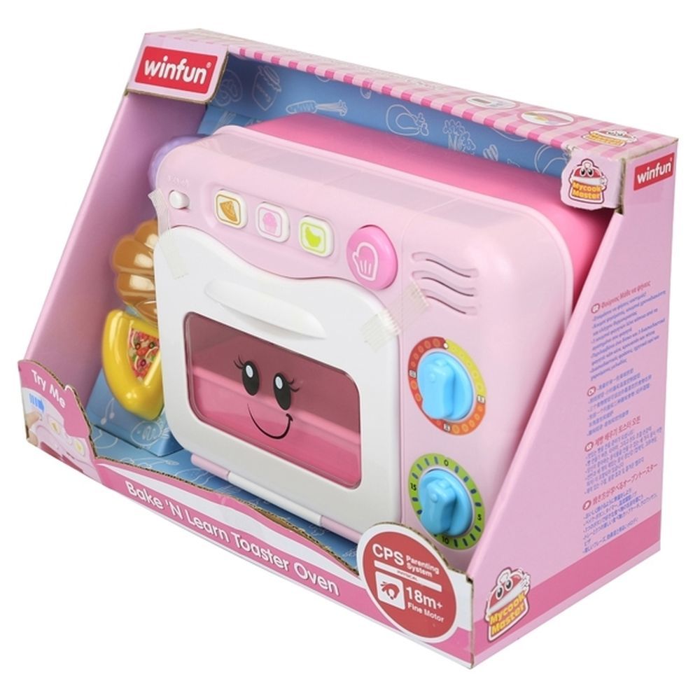 WinFun - Bake & Learn Toaster Oven - Pink