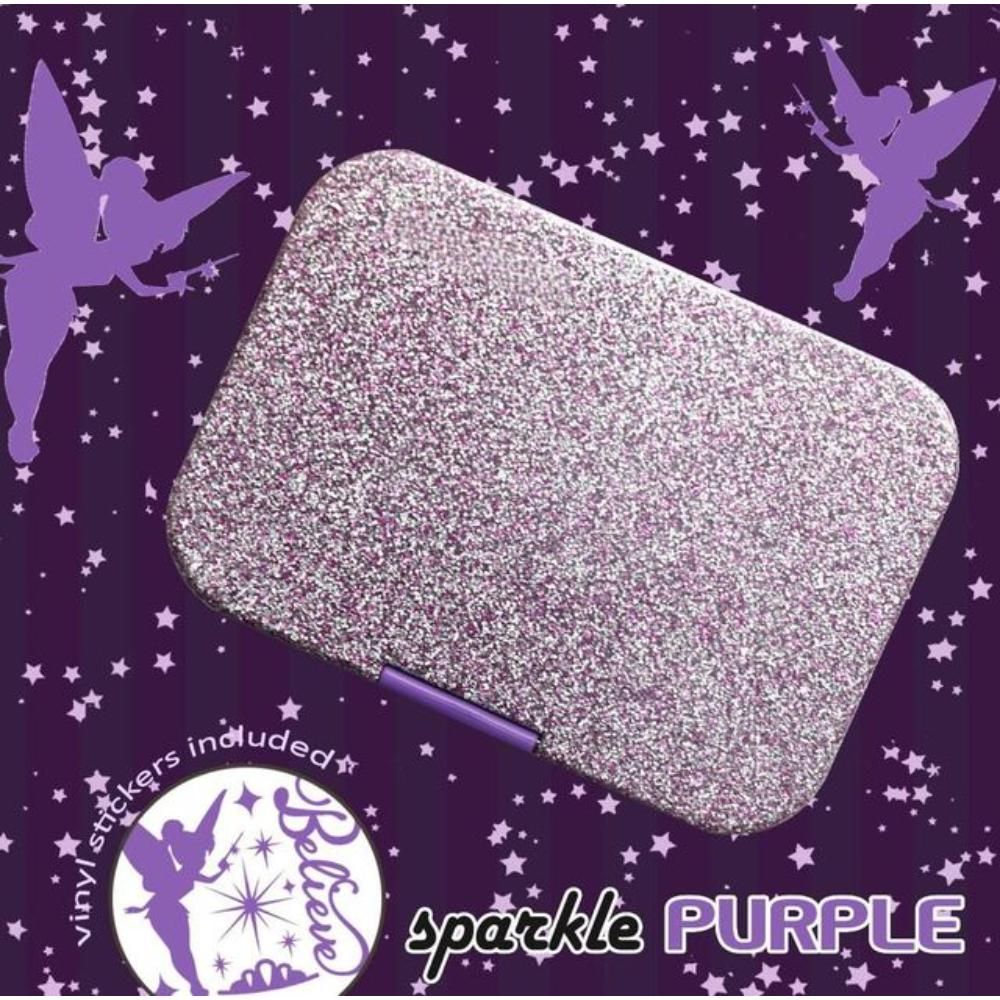 Munchbox - Midi 5 Compartments Sparkle Purple Lunchbox - Artwork Tray