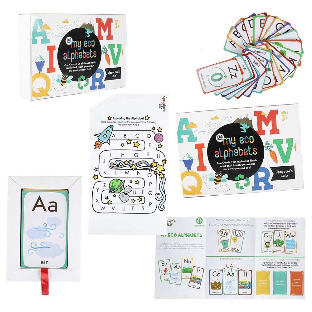 Buy Responsibly - Eco Alphabets Letter Recognition Card Game