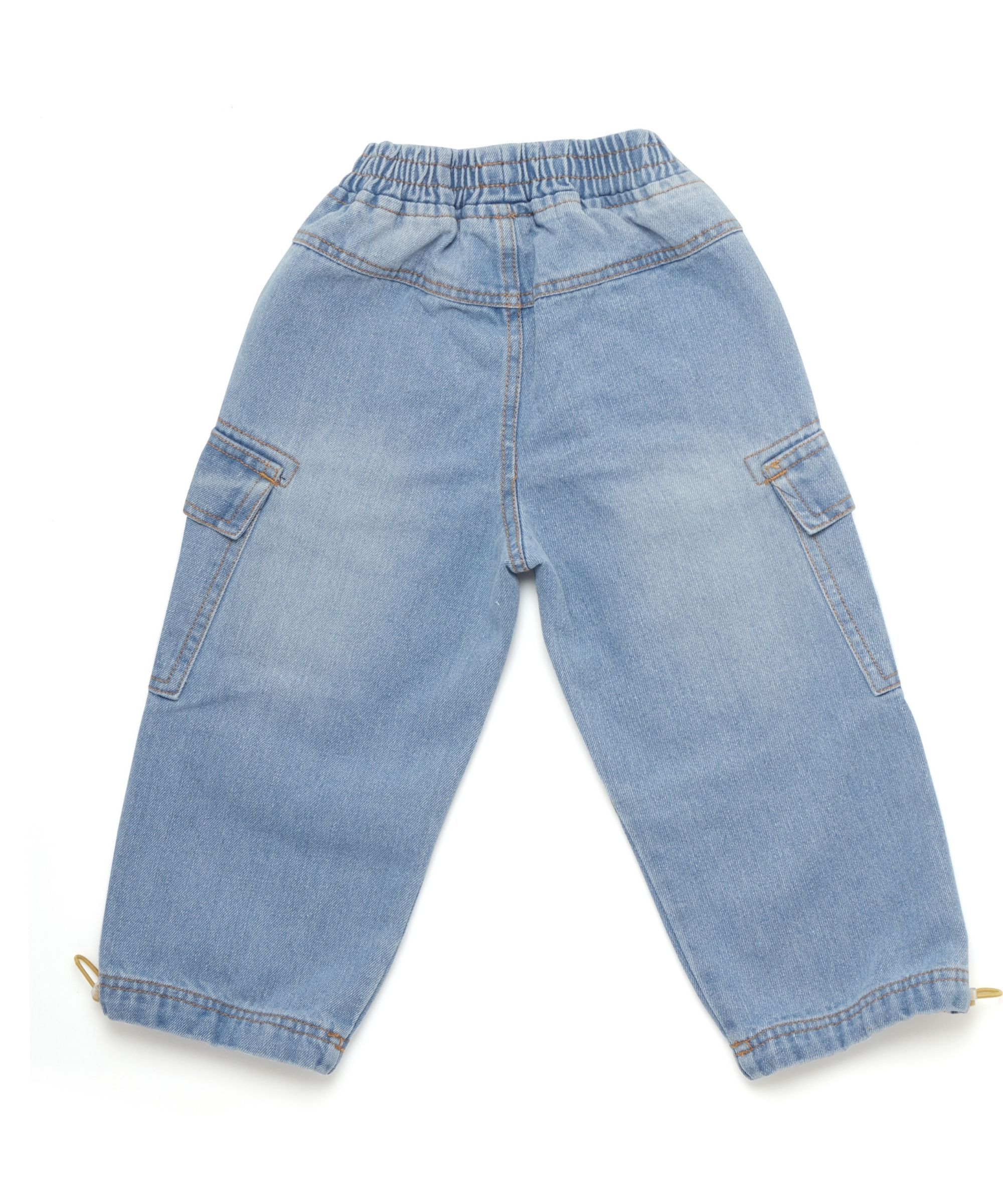 Little Kangaroos - Boy Elasticated Denim Jeans - Light Blue