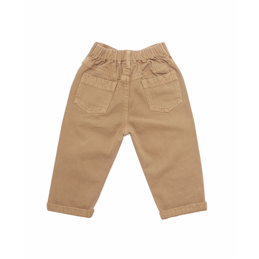 Little Kangaroos - Baby Boy Denim Jeans - Khaki