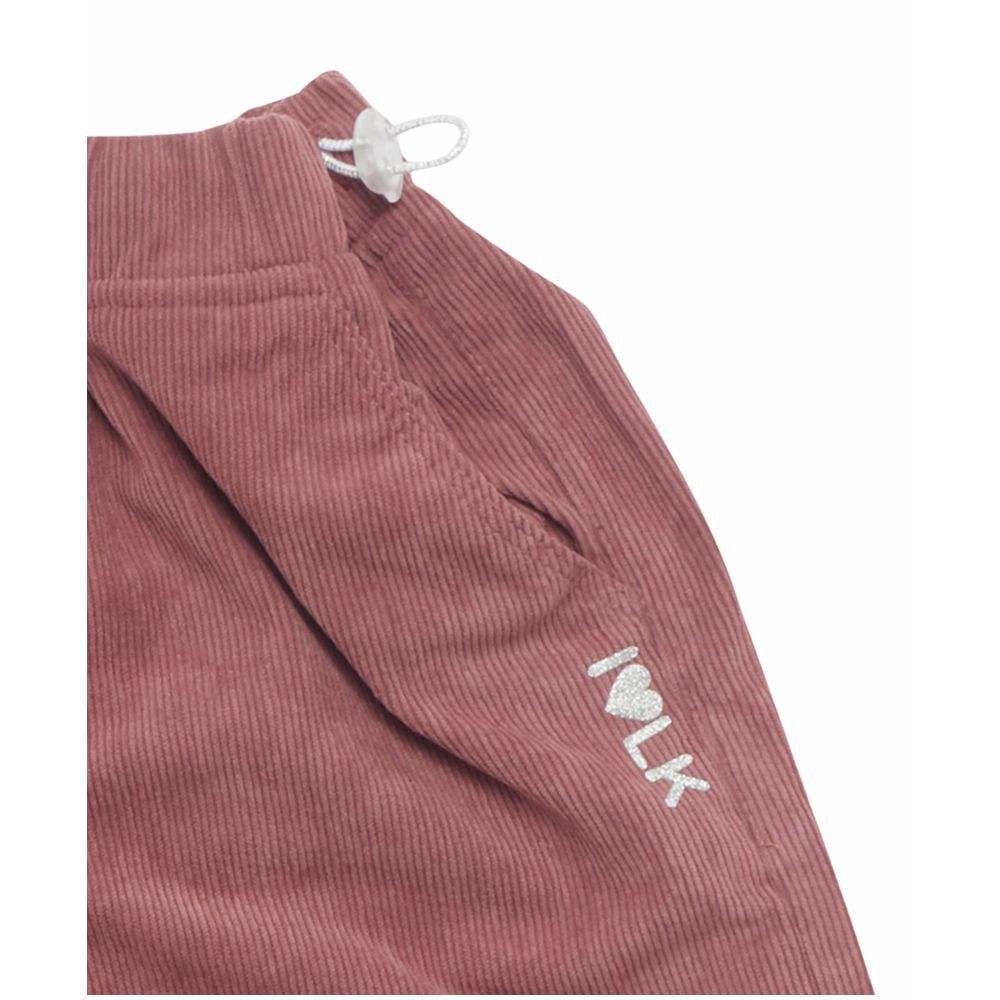 Little Kangaroos - Girl Corduroy Cargo Pants - Plum