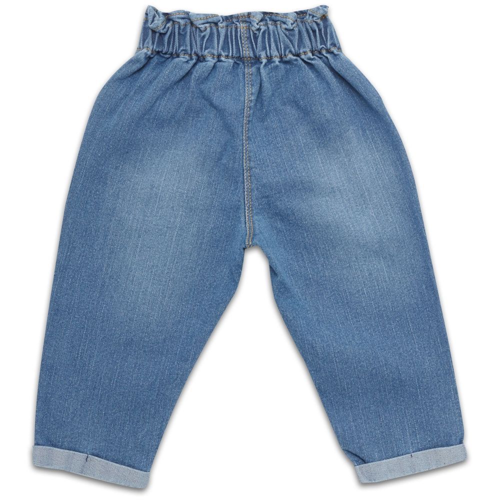 Little Kangaroos - Baby Girl Baggy Jeans - Light Blue