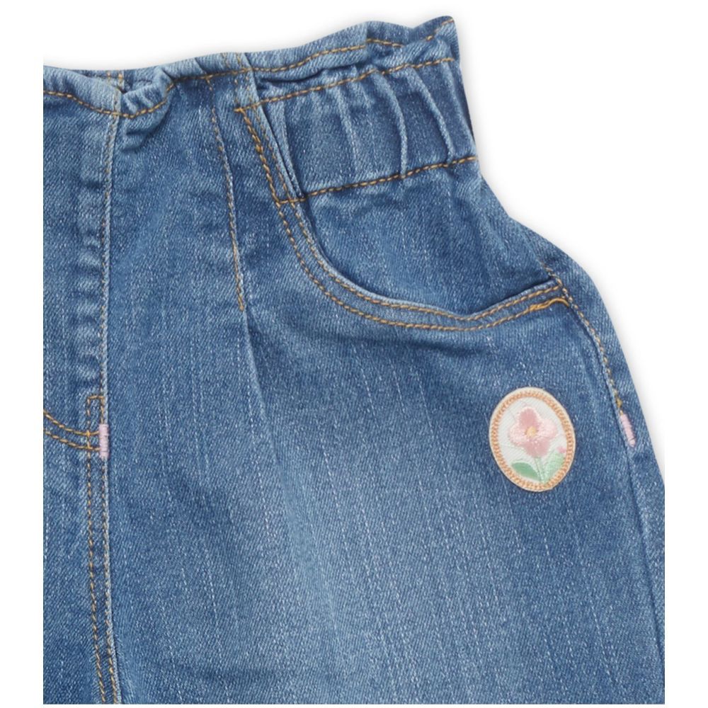 Little Kangaroos - Baby Girl Baggy Jeans - Light Blue