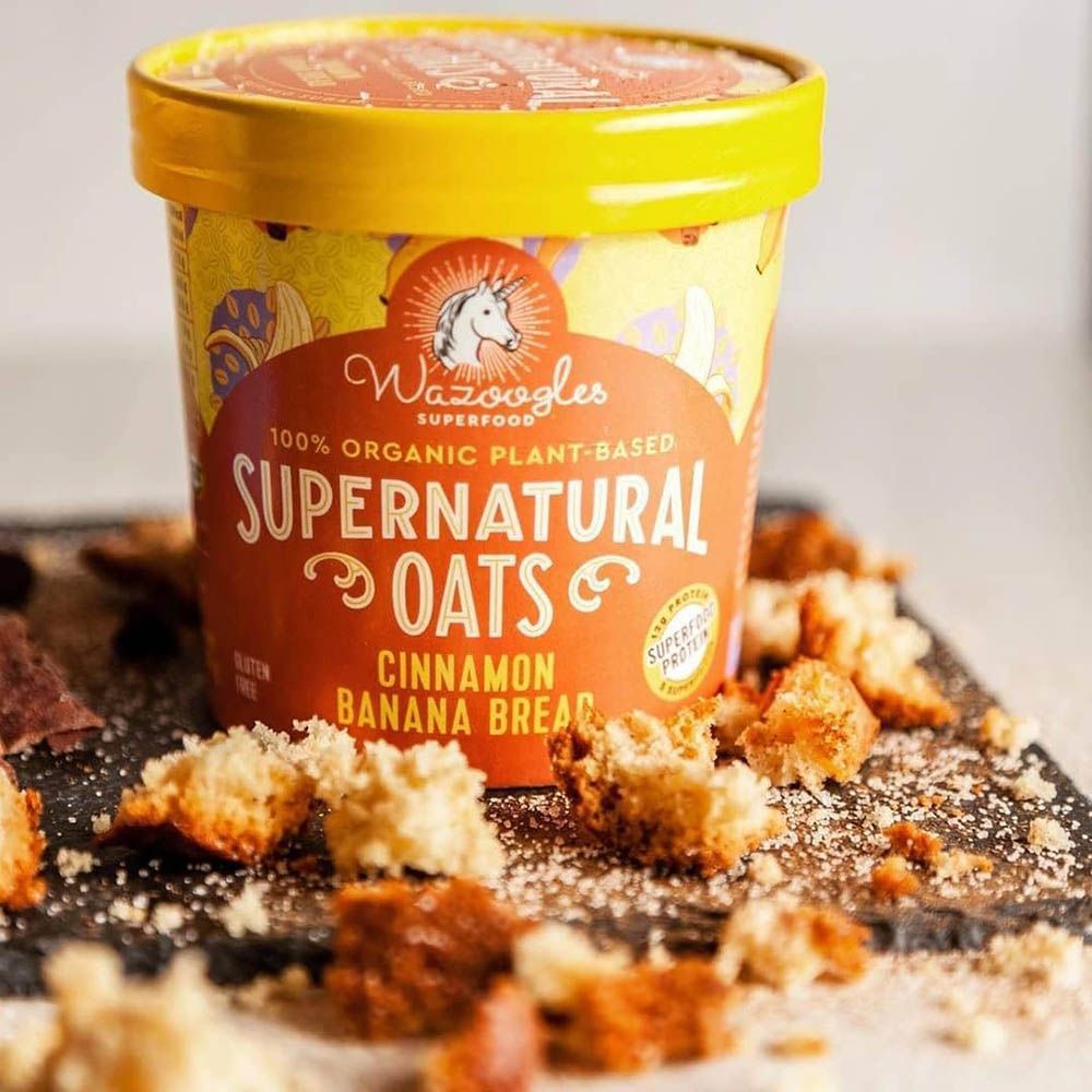 Wazoogles Superfood - Supernatural Oats - Cinnamon Banana Bread Pot