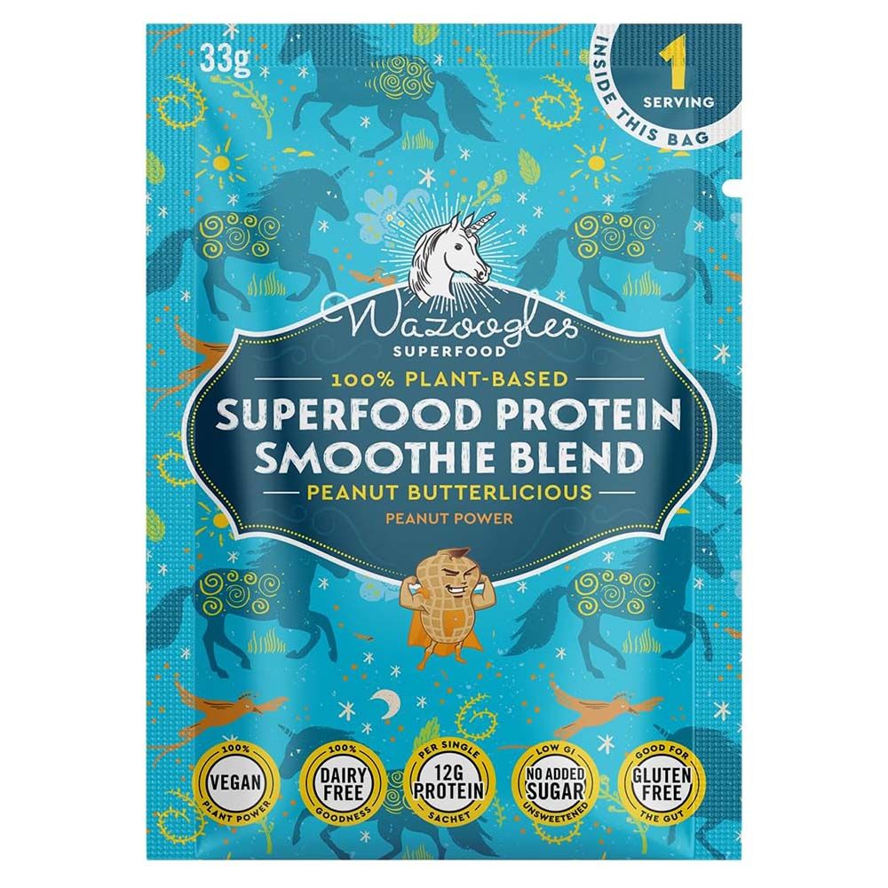 Wazoogles Superfood - Protein Smoothie Blend - Peanut Butterlicious - 33g