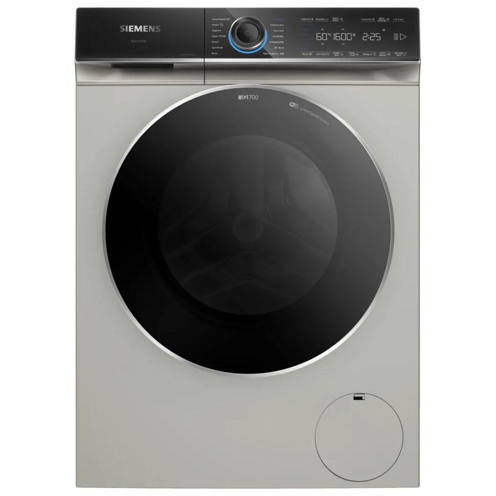 Siemens - Front Loader Washing Machine - Silver Inox - 10 kg