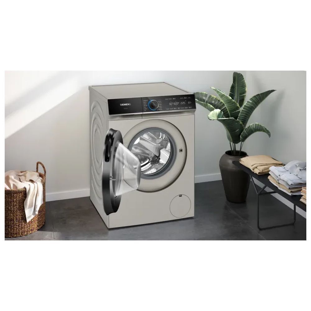 Siemens - Front Loader Washing Machine - Silver Inox - 10 kg