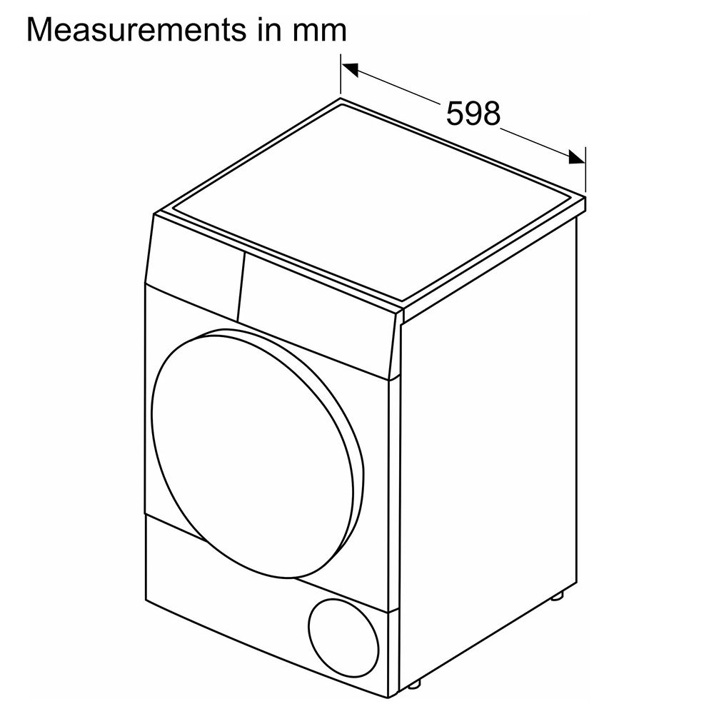 Siemens - Tumble Dryer - White - 8 kg