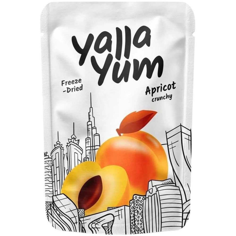 YallaYum - Freeze Dried Crunchy Snack - Apricot - 40 g