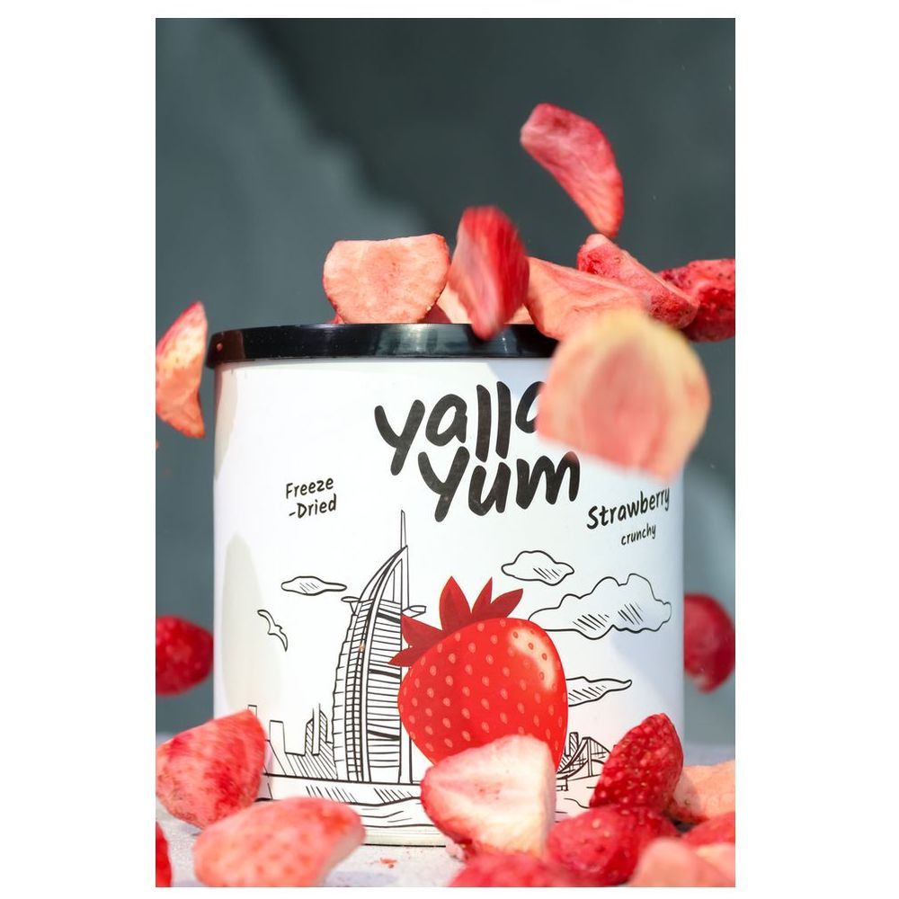 YallaYum - Freeze Dried Crunchy Snack - Strawberry - 35 g