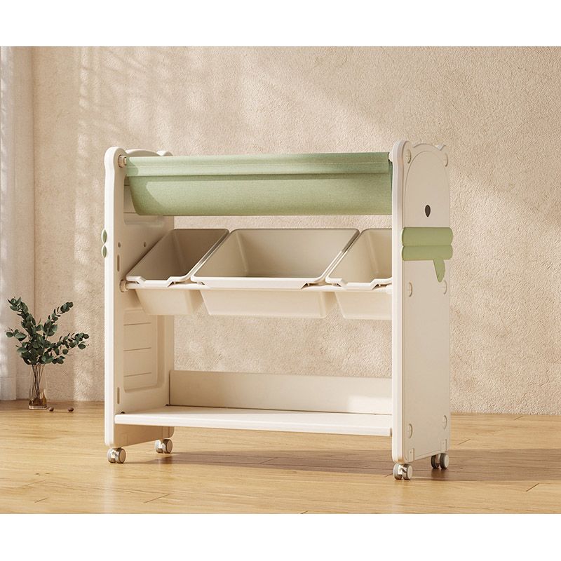 Lovely Baby - Changing Trolley w/ 4 Compartments - Green