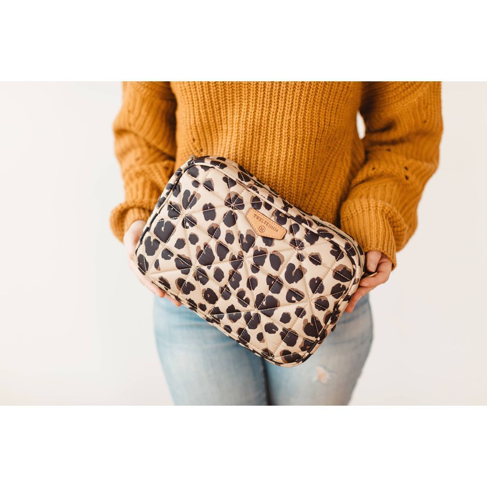 Twelvelittle - Fashion Diaper Bag Clutch - Leopard