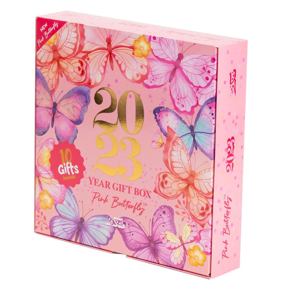 Mofkera - Agenda Gift Set 2023 - Pink Butterfly