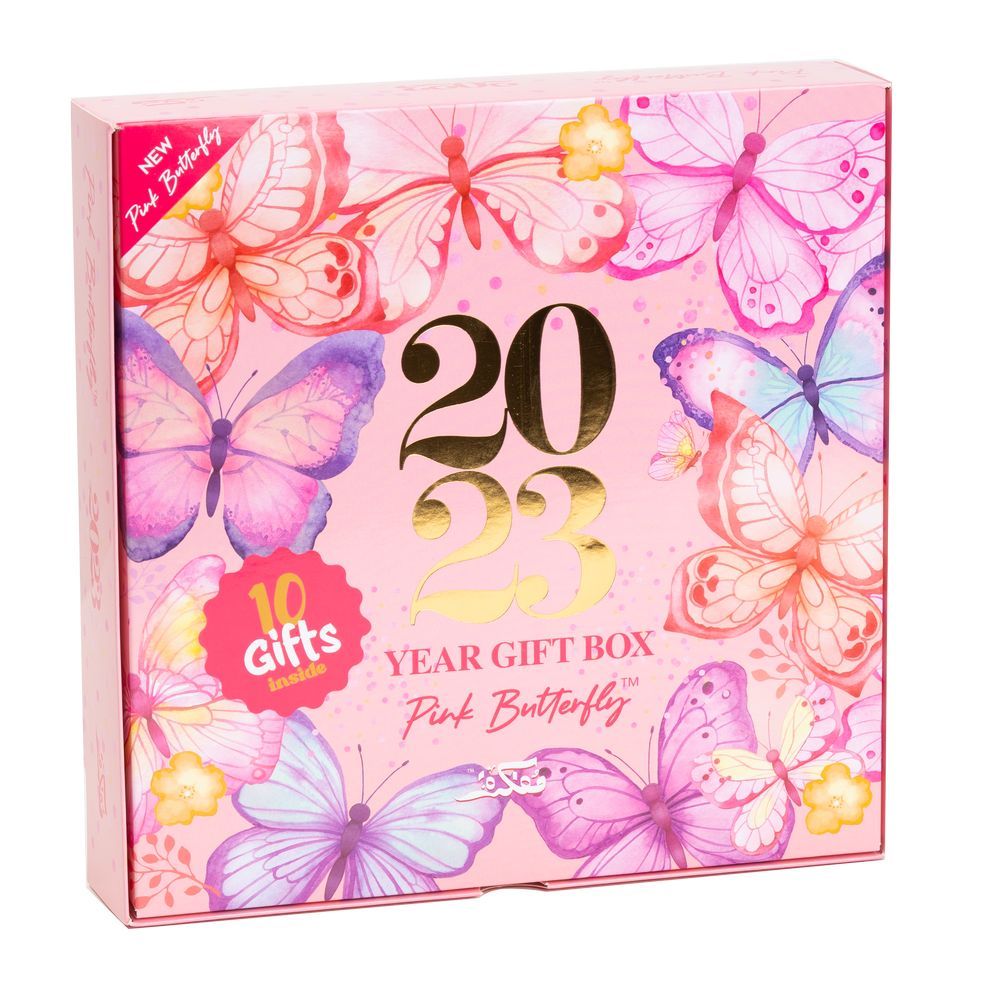 Mofkera - Agenda Gift Set 2023 - Pink Butterfly