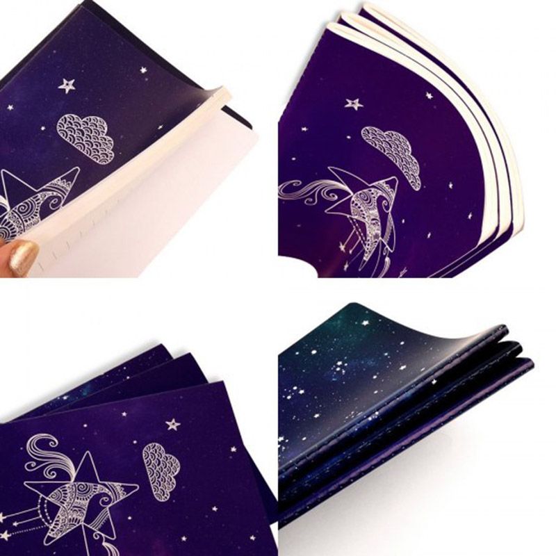 Doodle - Beyond The Stars (Set of 3) B6 Diaries - Blue