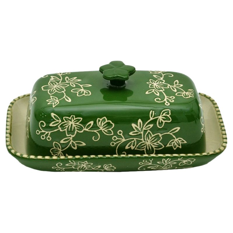 Temp-Tations - Floral Lace Essentials Dinnerware Set 5pcs - Green