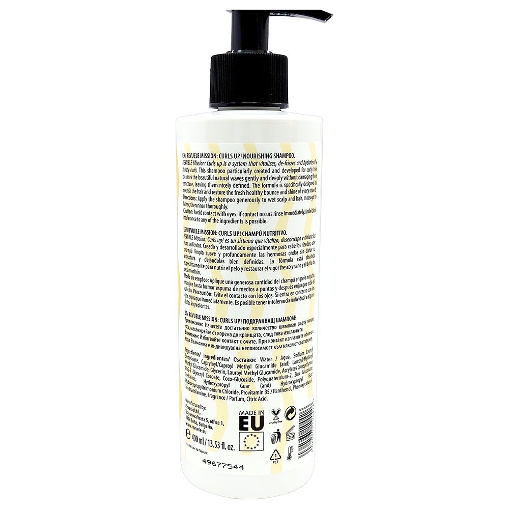 Revuele - Mission Curls up Nourishing Shampoo - 400Ml