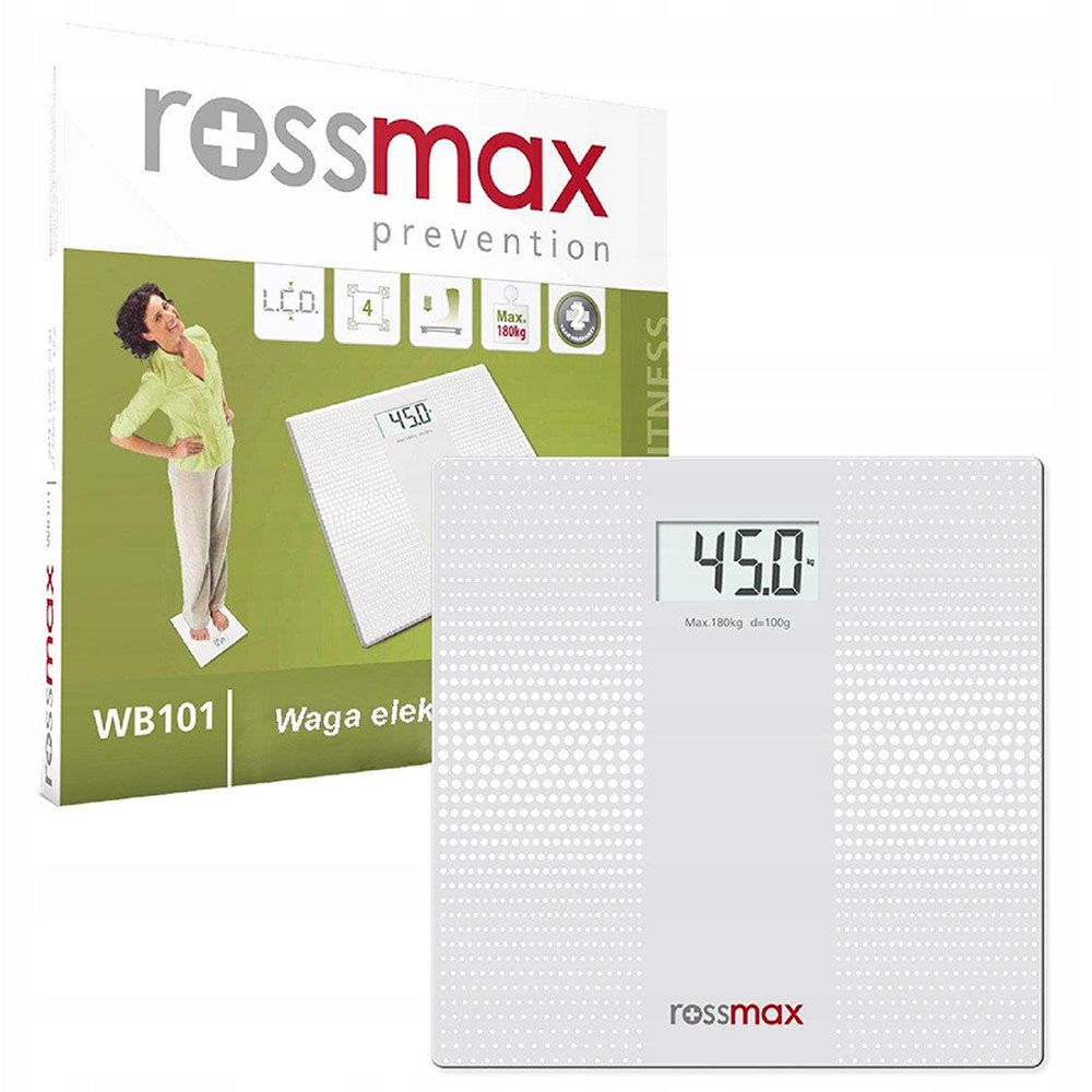 Rossmax - WB101 Glass Weight Scale - Grey