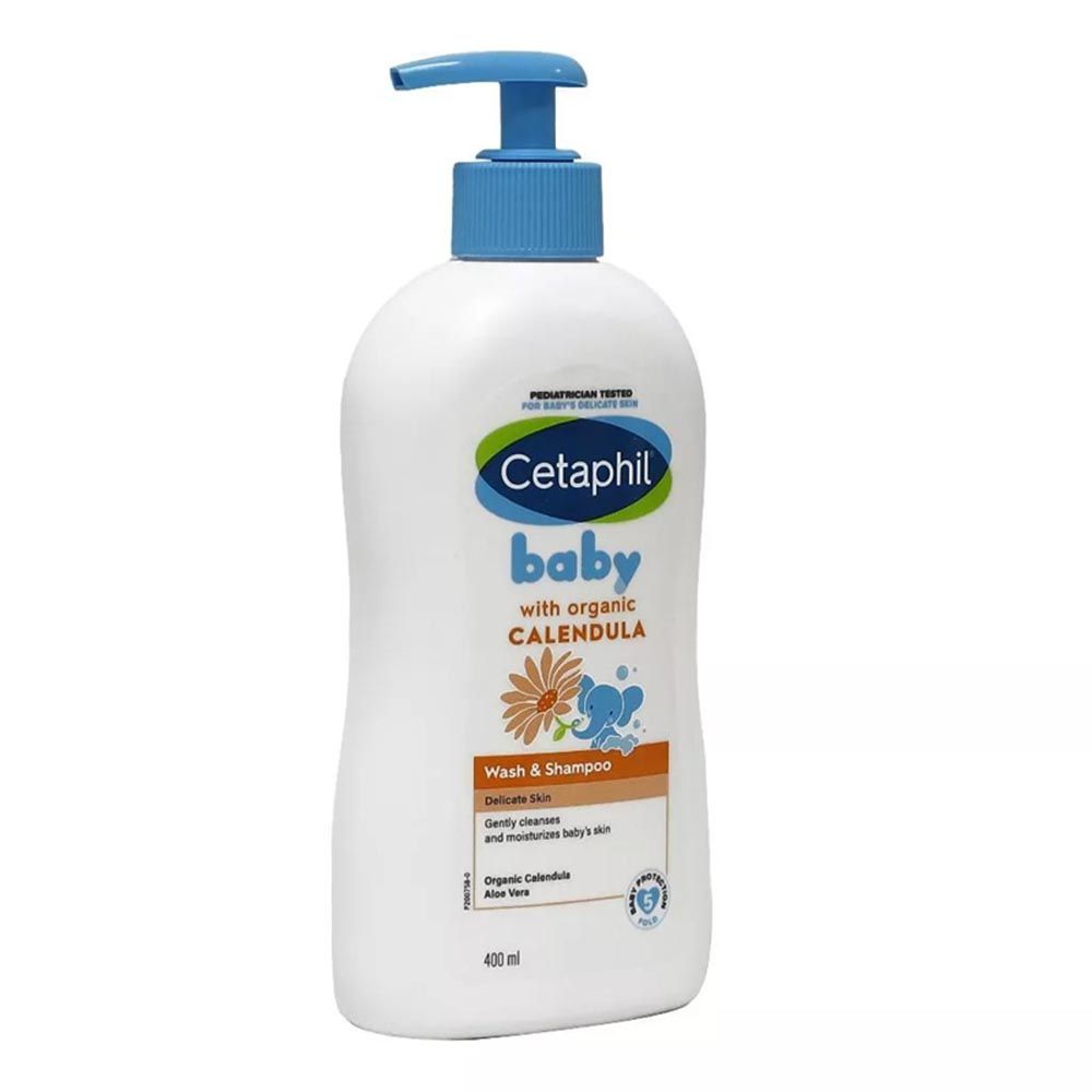 Cetaphil - Baby Wash And Shampoo With Organic Calendula 400ml