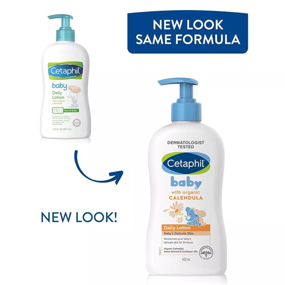 Cetaphil - Baby Daily Lotion With Organic Calendula 400ml