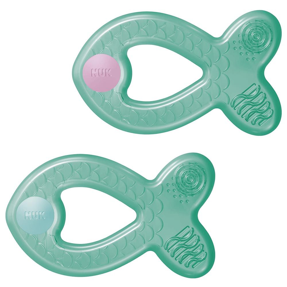 Nuk - Cooling & Massaging Effect Teether - Green Eye