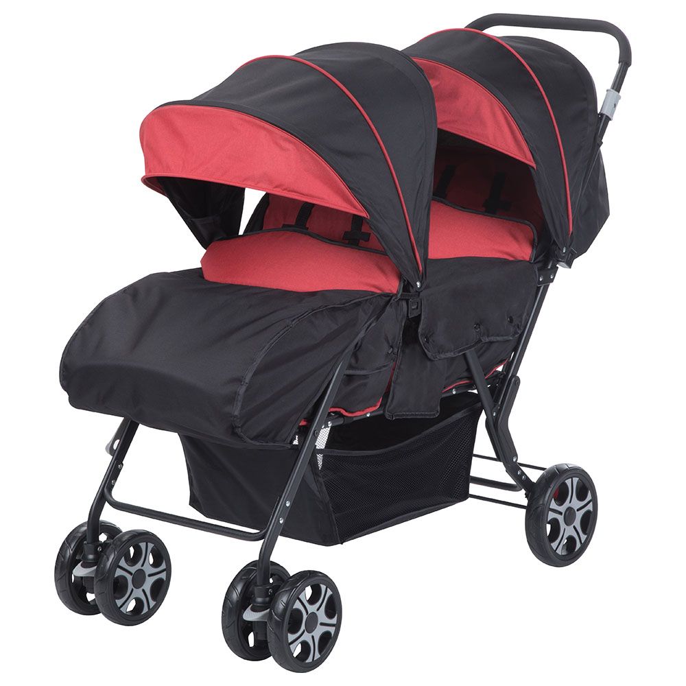 Safety 1st - Tandem Teamy Stroller - Ribbon Red Chic