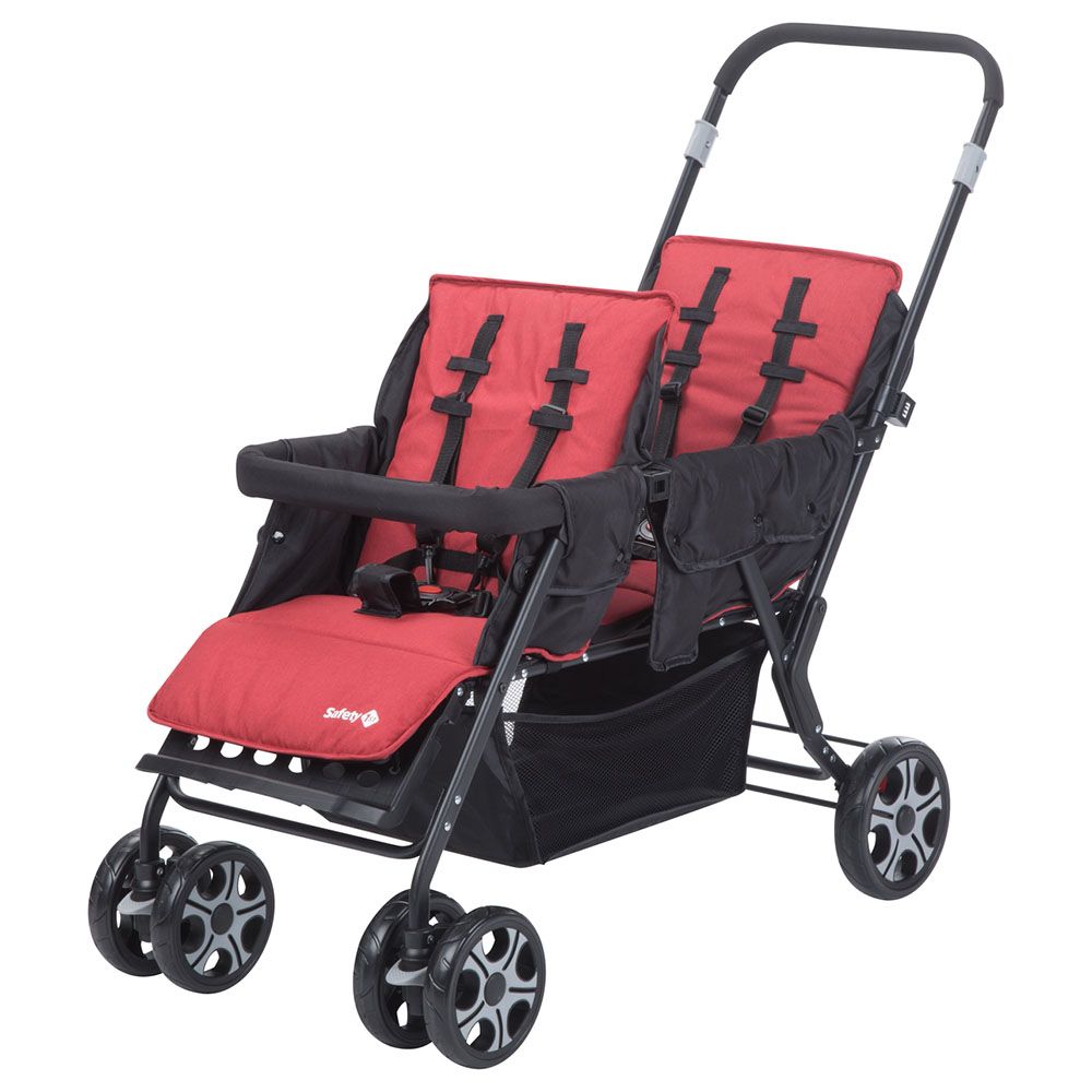 Safety 1st - Tandem Teamy Stroller - Ribbon Red Chic