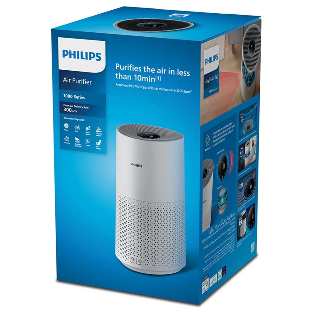 Philips -  Air Purifier 1000 Series-AC1711/90 - White