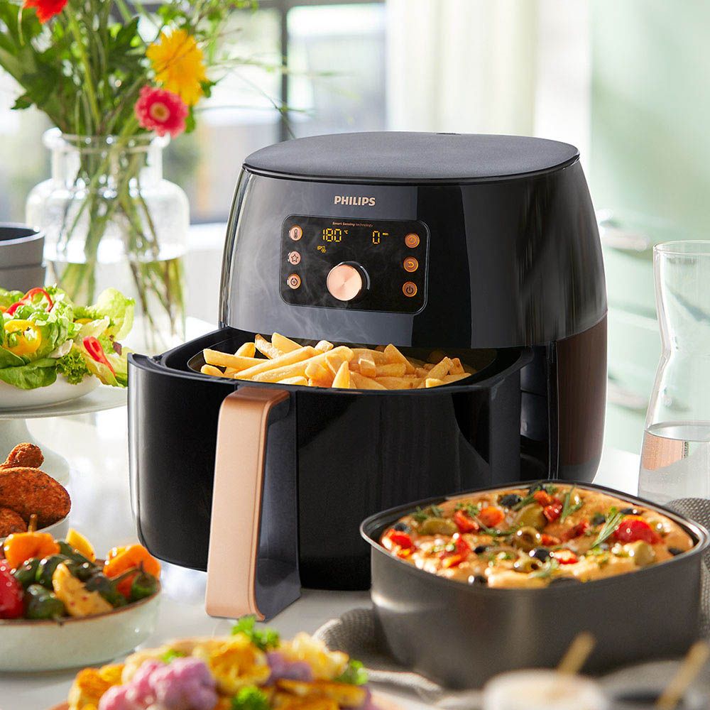 Philips - Premium XXL Airfryer HD9863/91 - Black