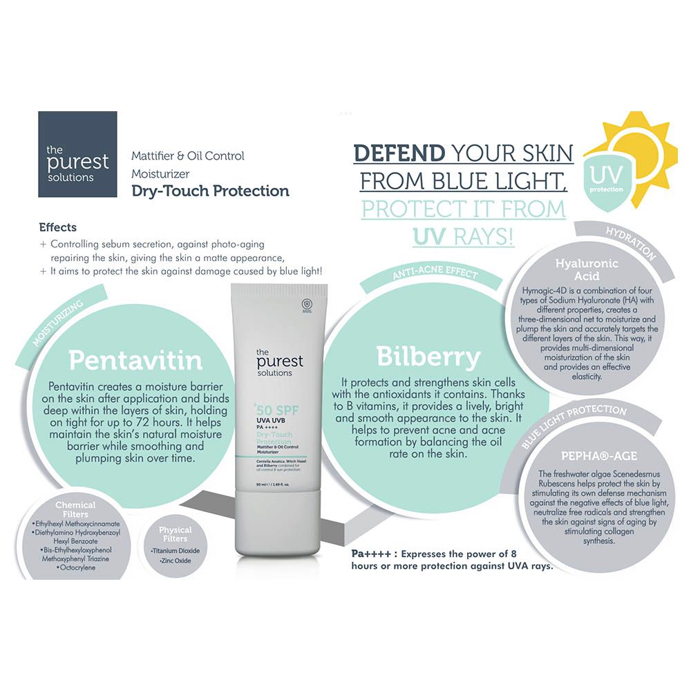 The Purest Solution - Dry-Touch Protection Sunscreen - 50ml