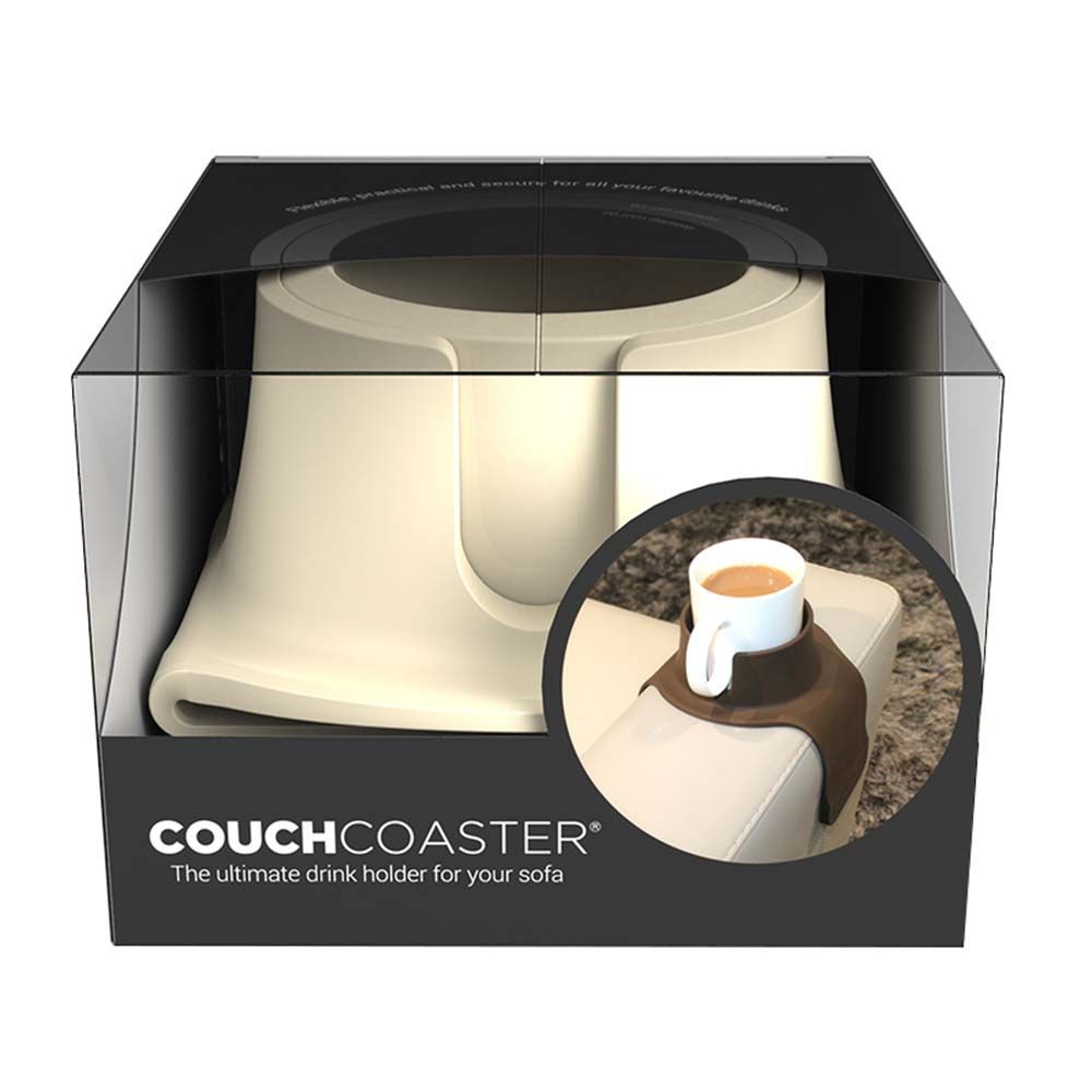 CouchCoaster - The Ultimate Drink Holder - Cool Cream