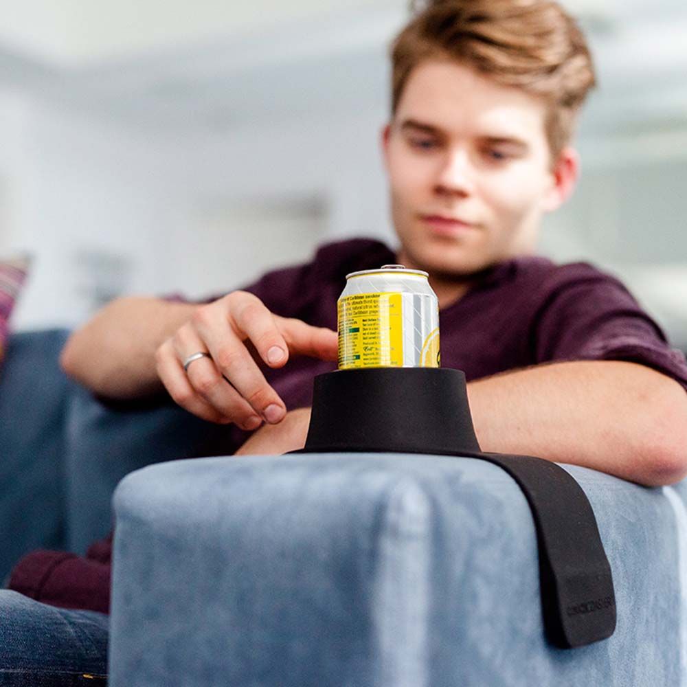 CouchCoaster - The Ultimate Drink Holder - Jet Black