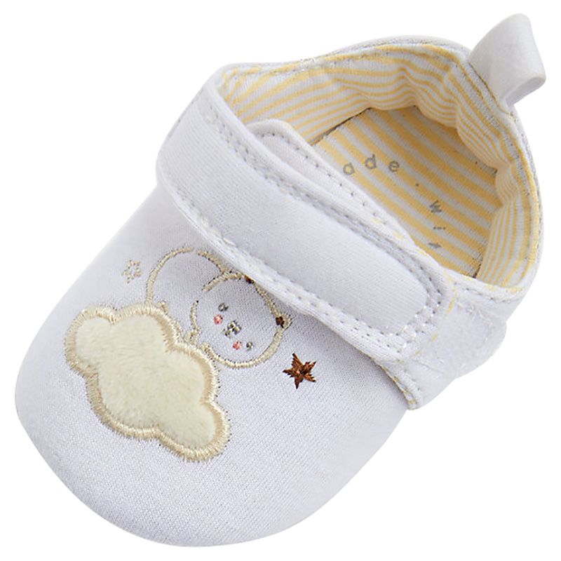 Mothercare - Sleepy Bear Baby Shoes - Beige