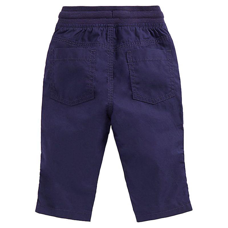 Mothercare - Poplin Roll-Up Trousers - Navy Blue