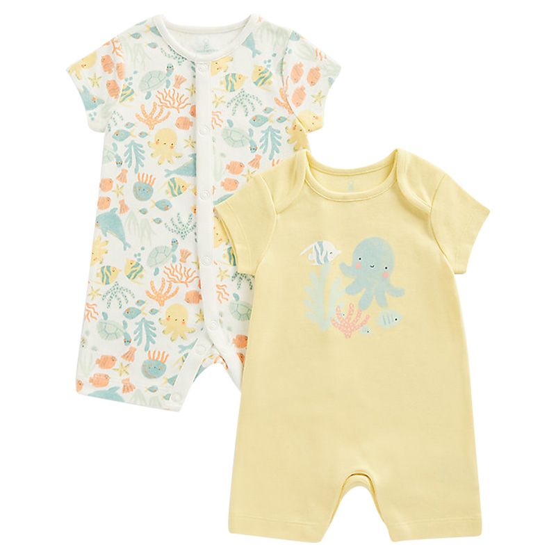 Mothercare - 2pc-Set - Ocean Romper