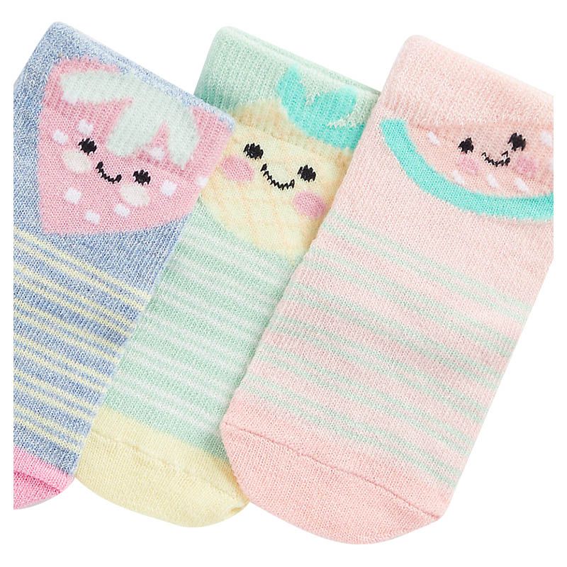 Mothercare - 3pc-Set - Fruit Socks