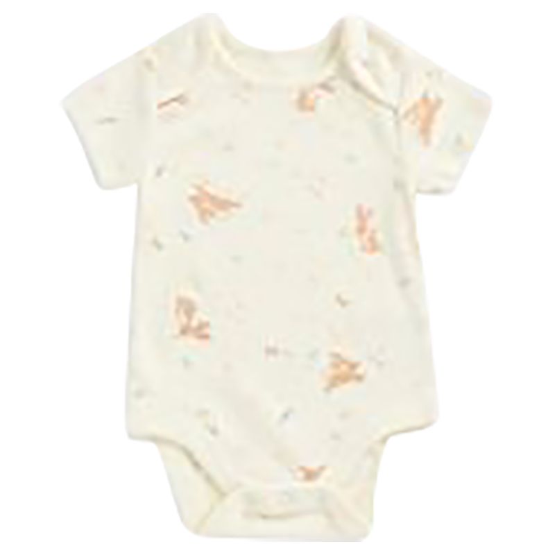 Mothercare - 5Pc-Set - Bunny Short-Sleeved Bodysuits