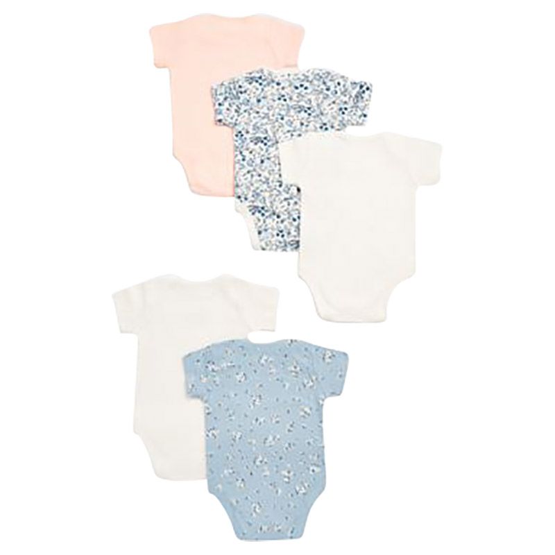 Mothercare - 5Pc-Set - Bluebird Short-Sleeved Bodysuits