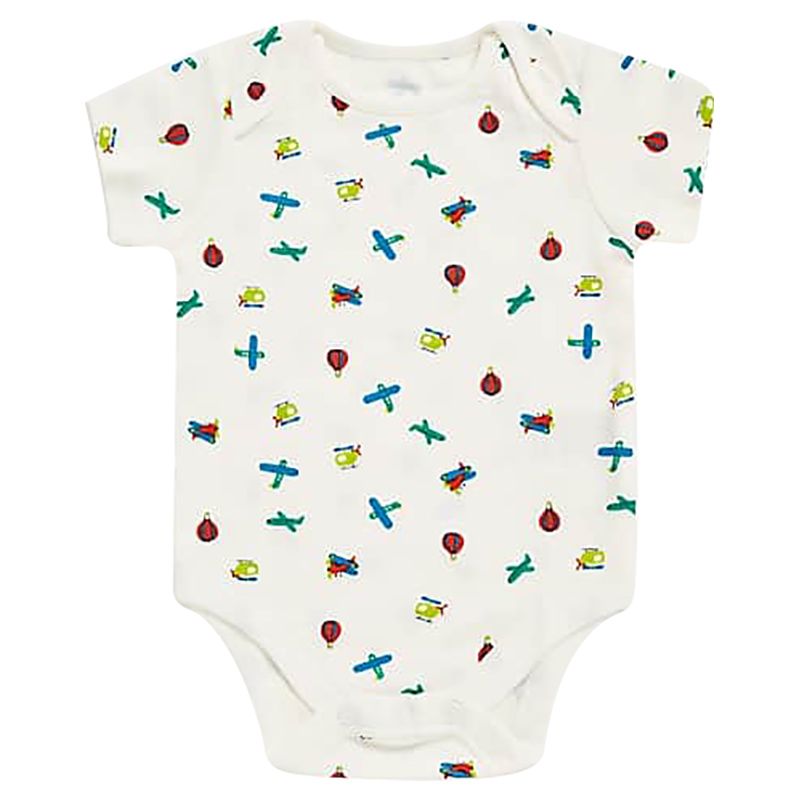 Mothercare - 5Pc-Set - Planes Short-Sleeved Bodysuit